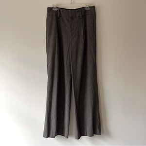 Banana Republic Wide Leg Houndstooth Trousers 10